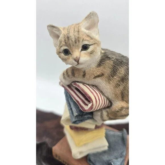Country Artists Kitty Cat Figurine Hang in There cat lovers unique rare - Picture 8 of 12